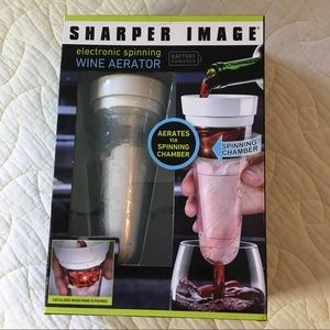 NIB, Sharper Image Electric Spinning Wine Aerator